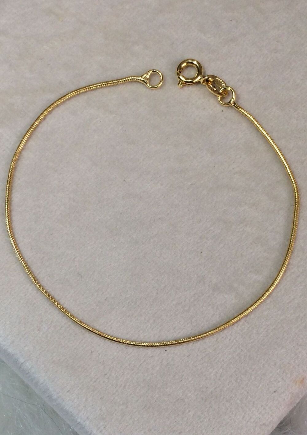 imagem Pulseira banhada a ouro 18 K rabo de rato