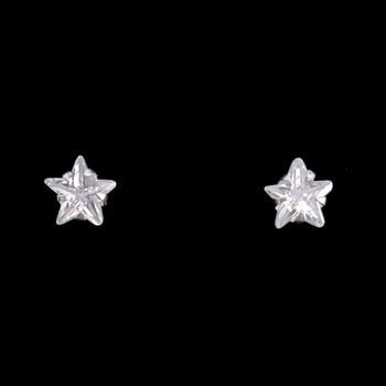imagem Brinco de estrela de zirconia 