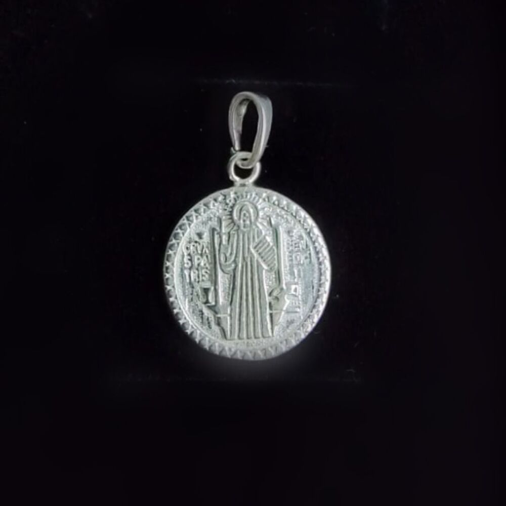 imagem Medalha São Bento Prata 925
