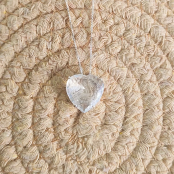 imagem Pingente coração cristal prata 925
