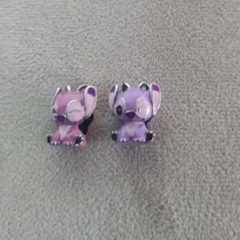 imagem Pingente berloque separador stitch prata 925