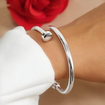 imagem Bracelete Prego prata 925